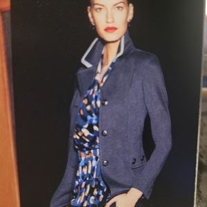 CAbi Charcoal crew blazer